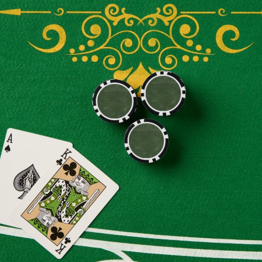 Olive Pistache Groene Kerst Textuur Poker Chips (Pokertafel (Stack))