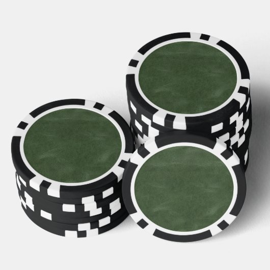 Olive Pistache Groene Kerst Textuur Poker Chips (Opstapeling)