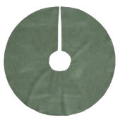 Olive Pistache Groene Textuur Kerstmis Kerstboom Rok (Voorkant)