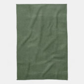 Olive Pistache Groene Textuur Kerstmis Theedoek (Verticaal)