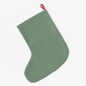 Olive Pistachio Mint Groene Kerstboom Grote Kerstsok (Achterkant (Hangend))