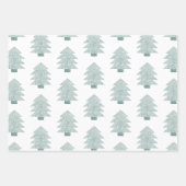 Olive Pistachio Mint Groene Kerstboom Inpakpapier Vel (Voorkant 2)