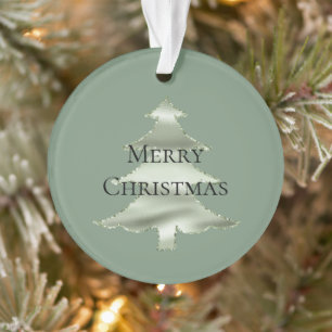 Olive Pistachio Mint Groene Kerstboom Ornament