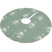 Olive Pistachio Mint Groene Kerstboom Rok (Gekanteld)