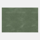 Olive Pistachio Mint Groene Kerstboom Textuur Inpakpapier Vel (Voorkant 3)