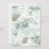 Olive Plaid Portrait Photo Christmas Holiday Card Feestdagenkaart (Achterkant)