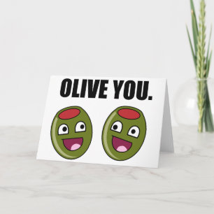 OLIVE PUN FEESTDAGEN KAART