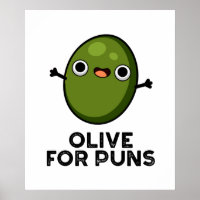 Olive Puns Grappige Olive Fruit Pun
