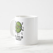 Olive-r Twist Funny Fruit Olive Pun Koffiemok (Voorkant links)