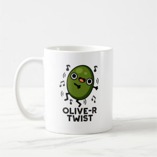 Olive-r Twist Funny Fruit Olive Pun Koffiemok