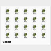 Olive-r Twist Funny Fruit Olive Pun Ronde Sticker (Vel)