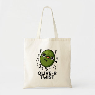 Olive-r Twist Funny Fruit Olive Pun Tote Bag