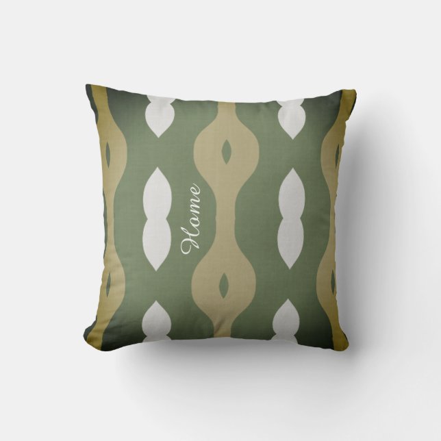 Olive Rhythm Nordic Atelier  Kussen (Voorkant)