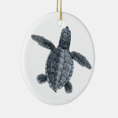 Olive Ridley Zee Turtle Hatchling Ornament (Rechts)