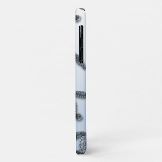 Olive Ridley Zee Turtle iPhone Case (Achterkant/links)