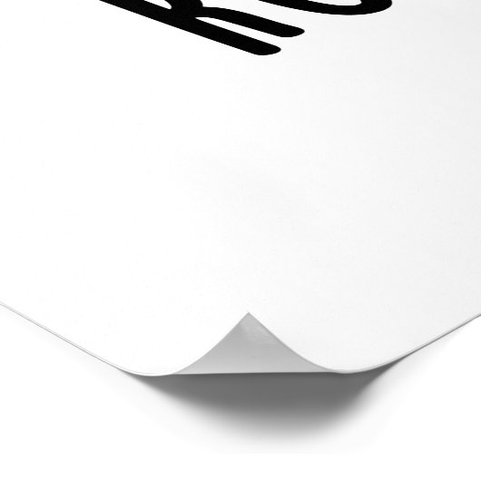 Olive Rock En Roll Grappige Rocker Olive Pun Poster (Hoek)