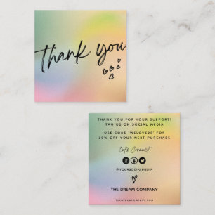 Olive roze hitte Trendy Media Insert Visitekaartje