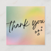 Olive roze hitte Trendy Media Insert Visitekaartje (Voorkant)