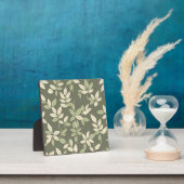 Olive Sage Botanical Leaves Pattern  Fotoplaat (Insitu)