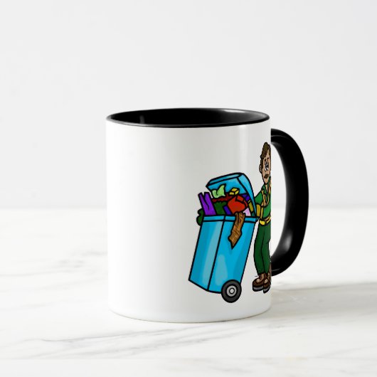 Olive Skinned Garbage Man Name Mok (Voorkant rechts)