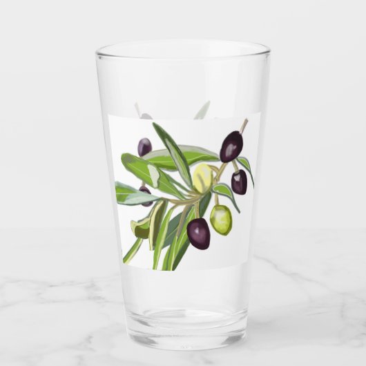 Olive Spray Glas (Voorkant)
