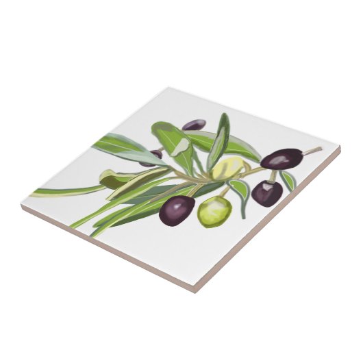 Olive Spray Tegeltje (Zijkant)