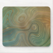 Olive Strata | Aardgroen en goudinkepagaat Muismat (Voorkant)