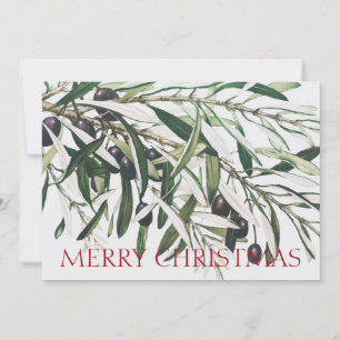 OLIVE TAK KERST GROETEN KAART