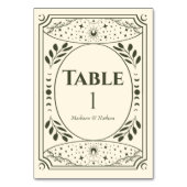 Olive Tarot Gotische Trouwtafel Kaart (Achterkant)