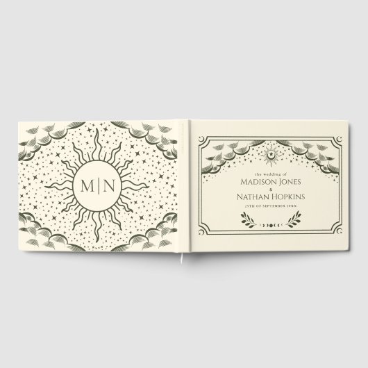 Olive Tarot Kaart bruiloft gastenboek (Volledig)