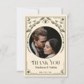 Olive Tarot Kaart Foto bruiloft Dank u (Voorkant)