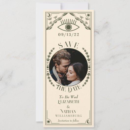 Olive Tarot Kaart Foto Sla de datum op (Voorkant)