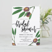 Olive Toscaanse Modern Kraft vrijgezellenfeest Uit Kaart (Staand voorkant)