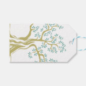 Olive Tree Gift Labels -  botanische schets Cadeaulabel (Voorkant (Horizontaal))