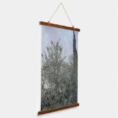 Olive Tree Wall Tapestry – Rustic 26×36″ Hanging H Hangend Wandkleed (Gebogen)