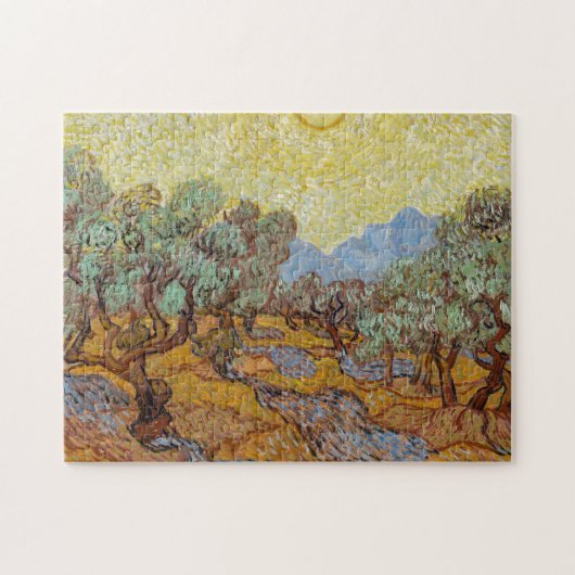 Olive Trees, 1889 by Vincent van Gogh Legpuzzel (Horizontaal)