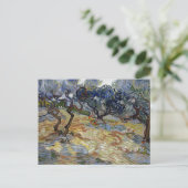 Olive Trees Landscape Vincent van Gogh Briefkaart (Staand voorkant)