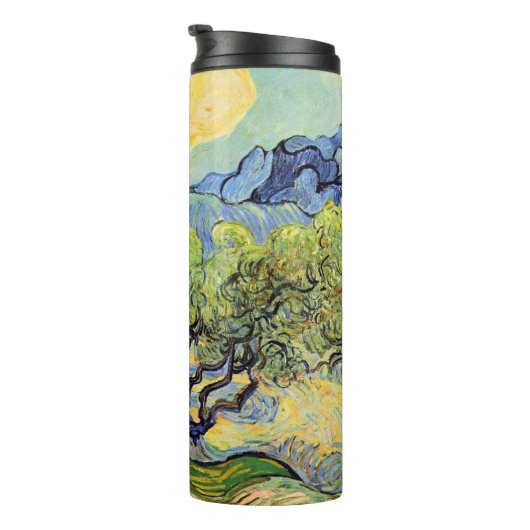 Olive Trees with Alpilles by Vincent van Gogh Thermosbeker (Geroteerd rechts)
