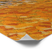 Olive Trees, Yellow Sky and Sun, Vincent van Gogh Poster (Hoek)