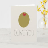 OLIVE U - KAART (Gele Bloem)