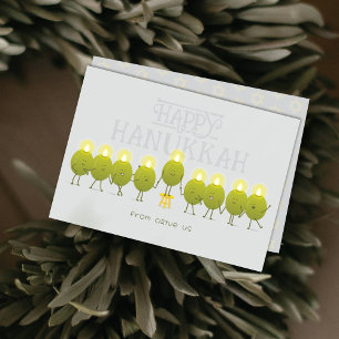Olive Us Hanukkah Card Feestdagenkaart