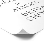 Olive Weddenschap Vrijgezellenfeest Welkom Poster (Hoek)