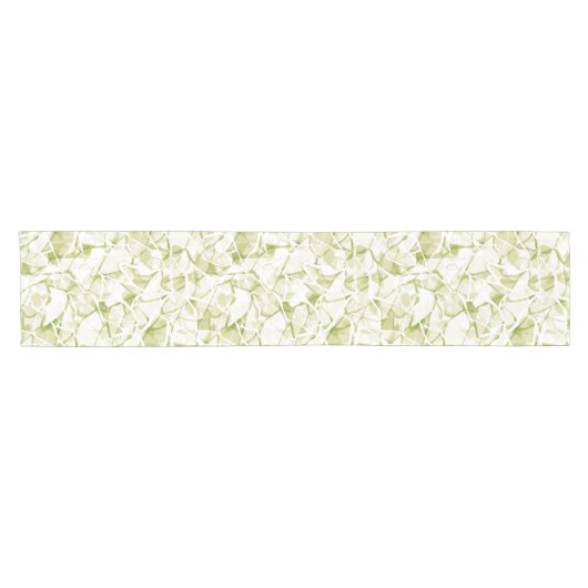 olive-white abstract fashionable modern pattern    korte tafelloper (Horizontaal)