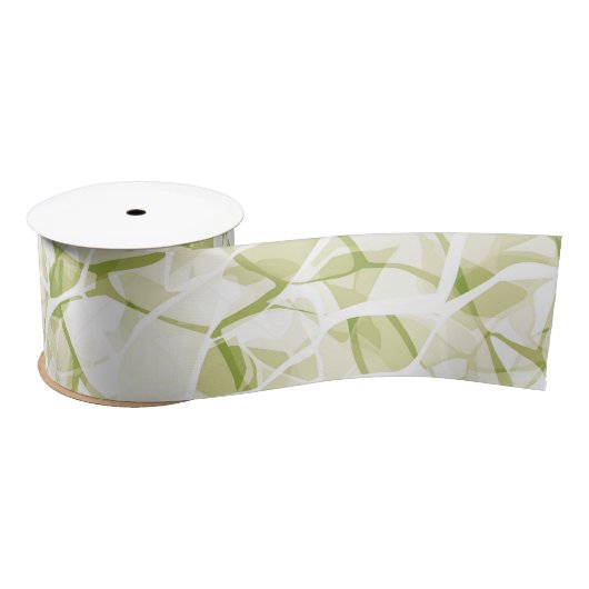 olive-white abstract fashionable modern pattern    satijnen lint (Spoel)