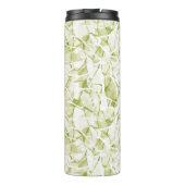 olive-white abstract fashionable modern pattern    thermosbeker (Achterkant)