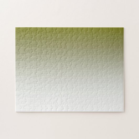 Olive White Ombre Legpuzzel (Horizontaal)