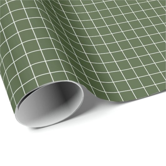 Olive Windows Wrapping Paper (invers) Cadeaupapier (Rol Hoek)