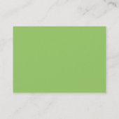 Olive Wreath Calling Card Contactkaartje (Achterkant)