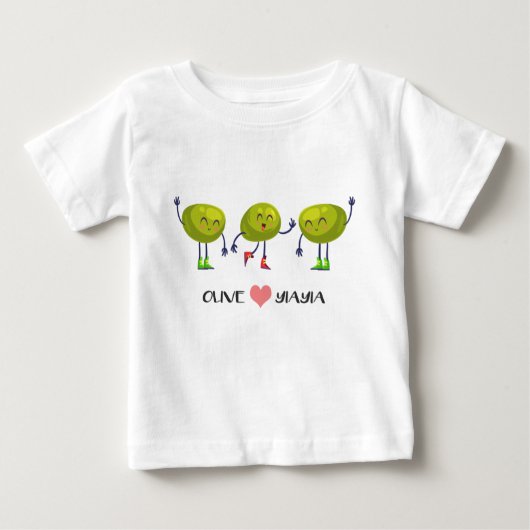 Olive Yiayia t-shirt (Voorkant)
