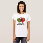 Olive You Berry Much Funny Fruit Pun T-shirt (Voorkant volledig)